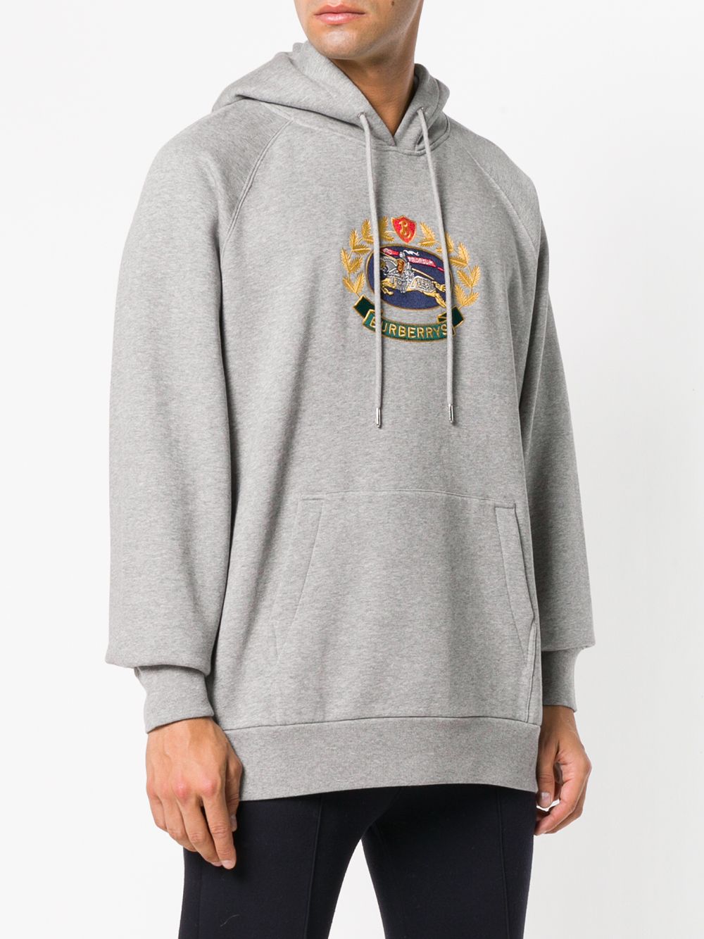 Embroidered archive 2025 logo jersey sweatshirt