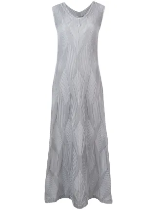 Issey Miyake Textured Pleat Dress Farfetch Issey Miyake Textured Pleat Dress
