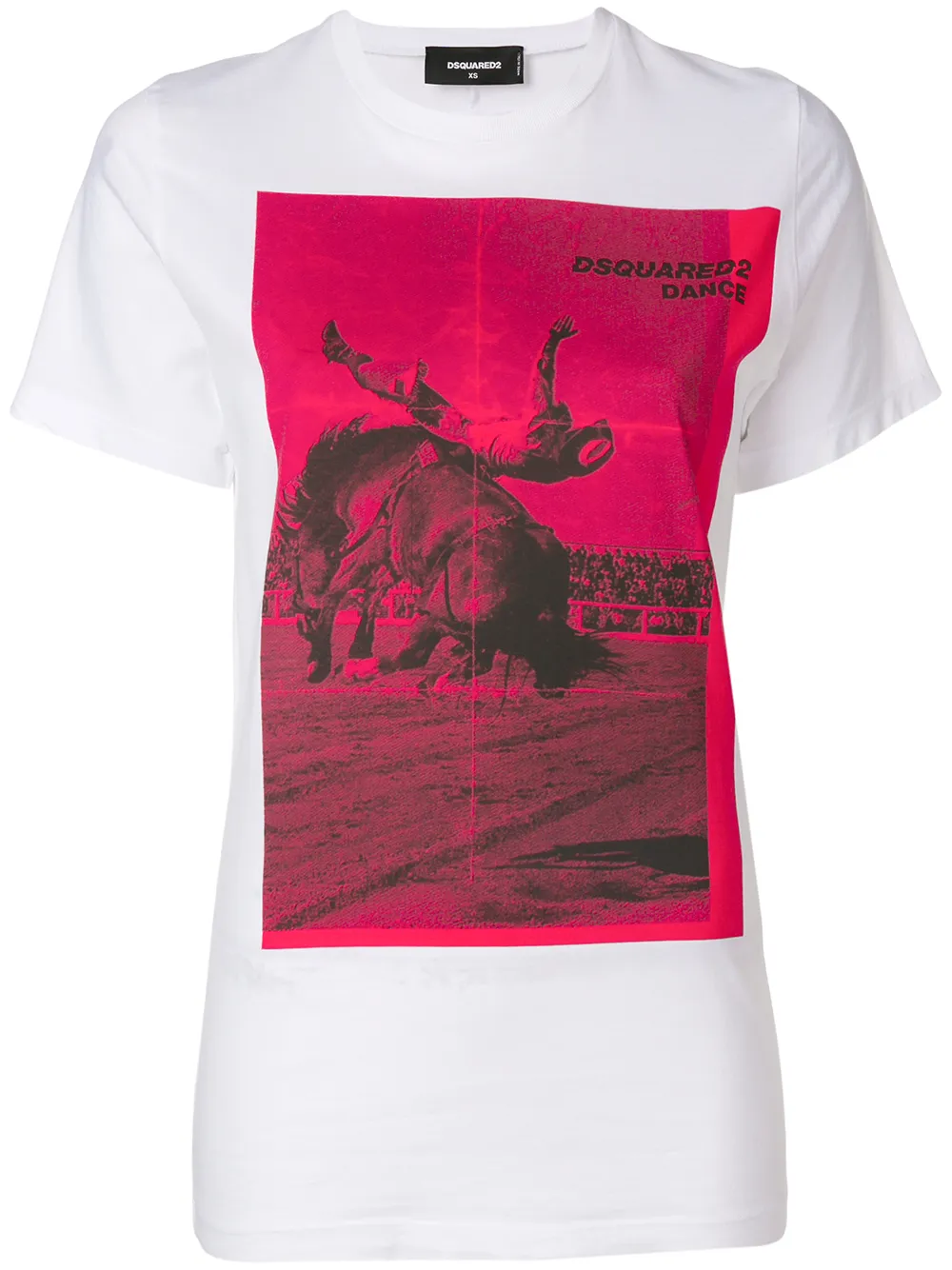 DSQUARED2 Dance print T-shirt - Weiß