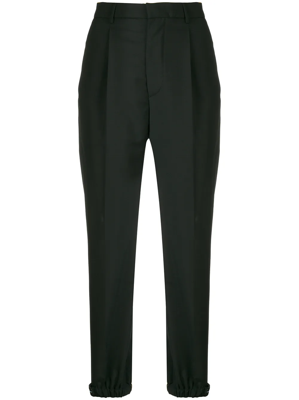 high waist tapered trousers