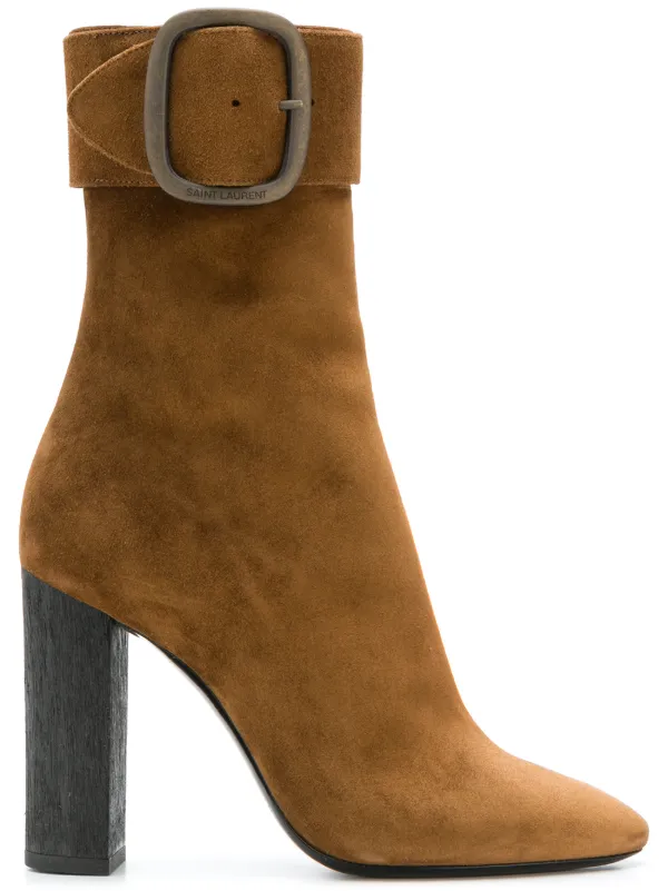 Shop Saint Laurent Joplin 105 Ankle Boots With Express Delivery Farfetch Saint laurent 's chelsea boots are designed in a sleek silhouette that'll work for both evening and daytime wear. saint laurent