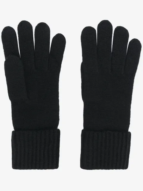 N.Peal gants nervurés en cachemire