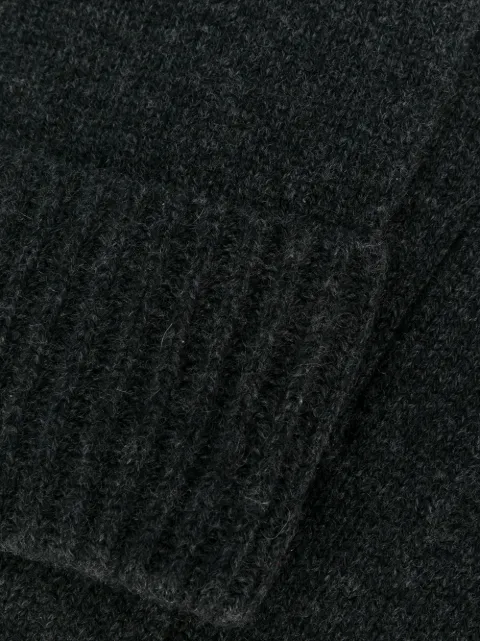 N.Peal cashmere ribbed gloves NPA001B - 1