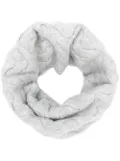 N.Peal cable knit snood - Grey