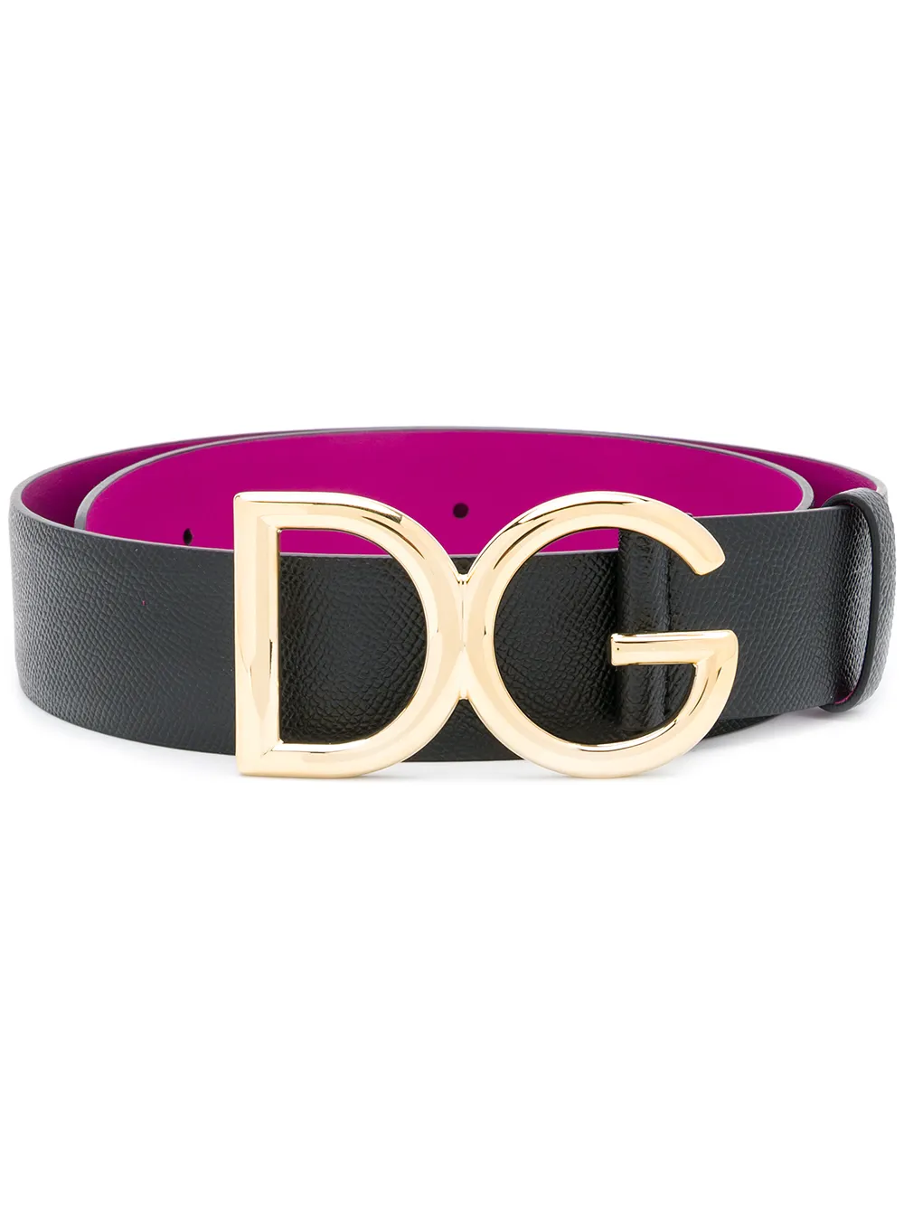Dolce & Gabbana شعار بحزام بمشبك | أسود | Image 1