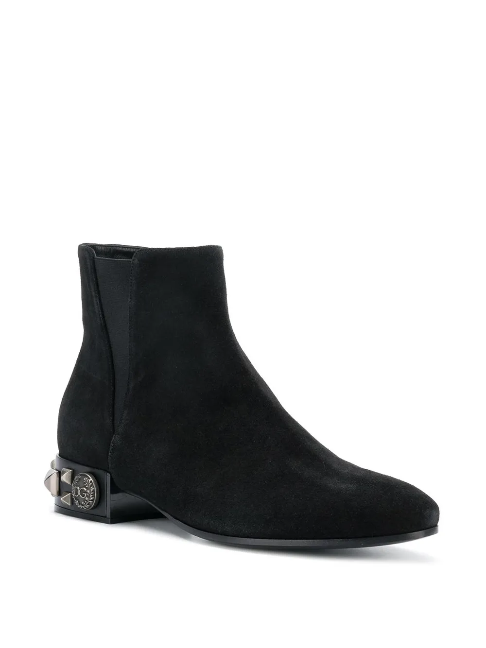 Dolce & Gabbana Napoli Beatle enkellaarzen - Zwart