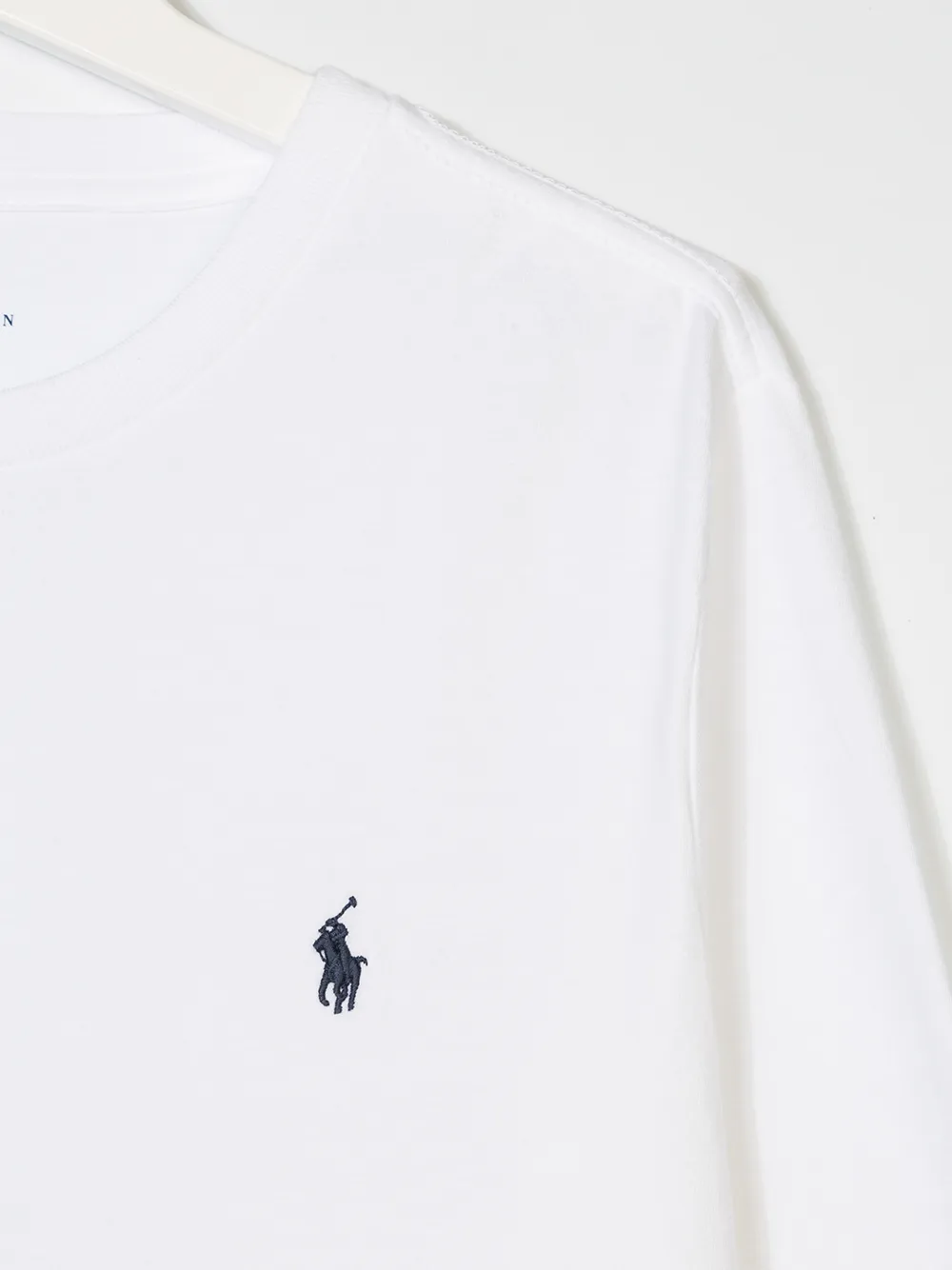 POLO RALPH LAUREN KIDS Lippen T-shirt met ronde hals Wit