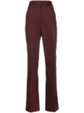 Calvin Klein plaid trousers - Red