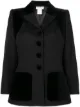 الصورة 1 من Yves Saint Laurent Pre-Owned جاكيت بشرائط بملمس مميز