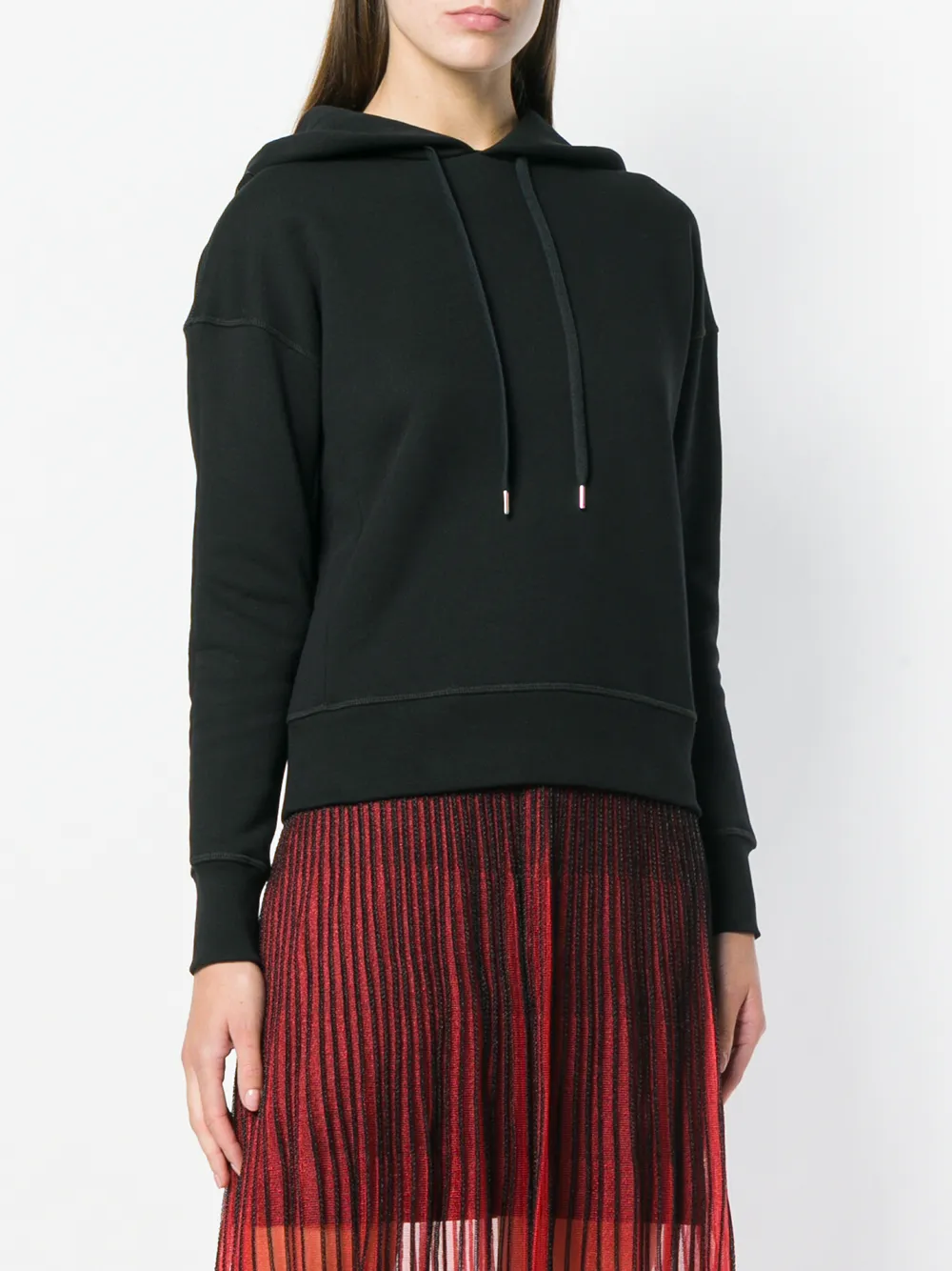 Alexander McQueen normale hoodie Zwart