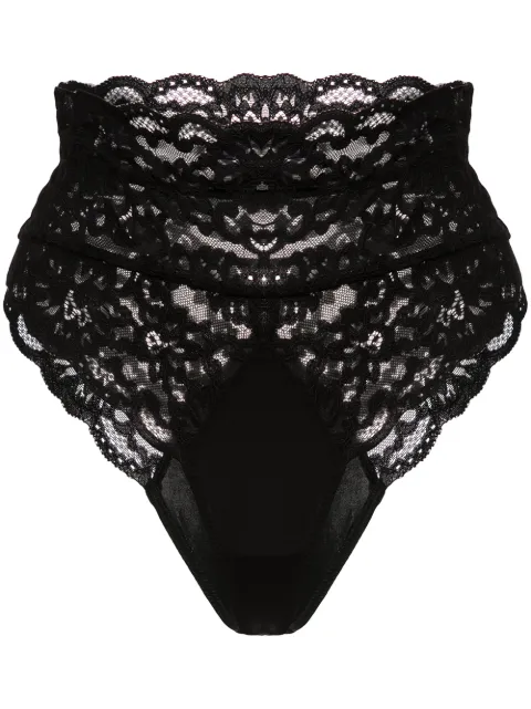 Fleur Du Mal 'Charlotte' Slip mit hohem Bund