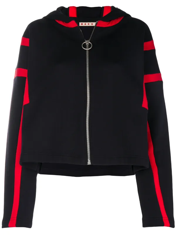 zip up hoodie cropped