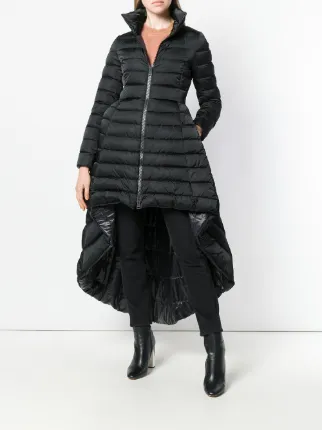 peplum puffer jacket