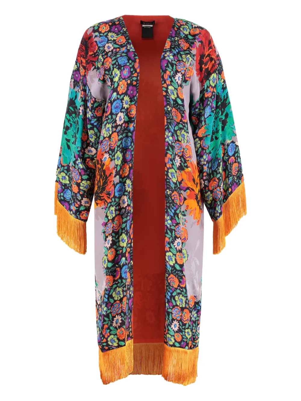 ETRO floral-print coat | Grey | Image 1