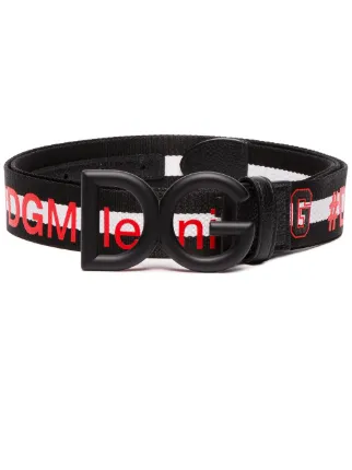 dolce and gabbana belt red