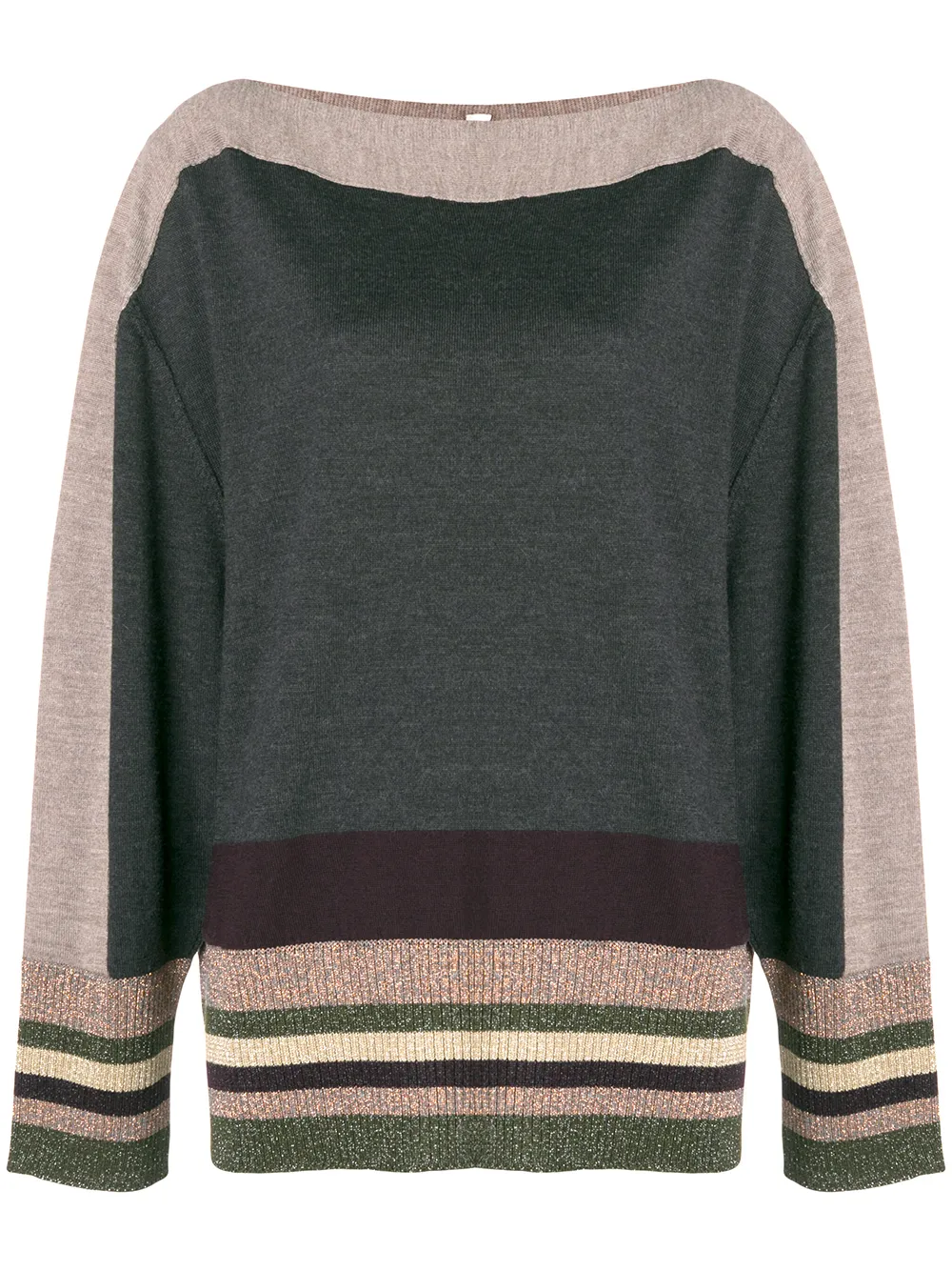 Antonio Marras stripe detail sweater Antonio Marras stripe detail sweater