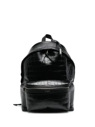 Saint laurent crocodile backpack store
