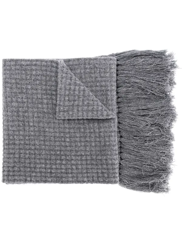 moncler grey scarf
