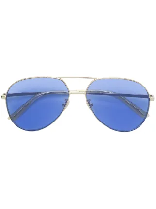 gucci blue aviator sunglasses