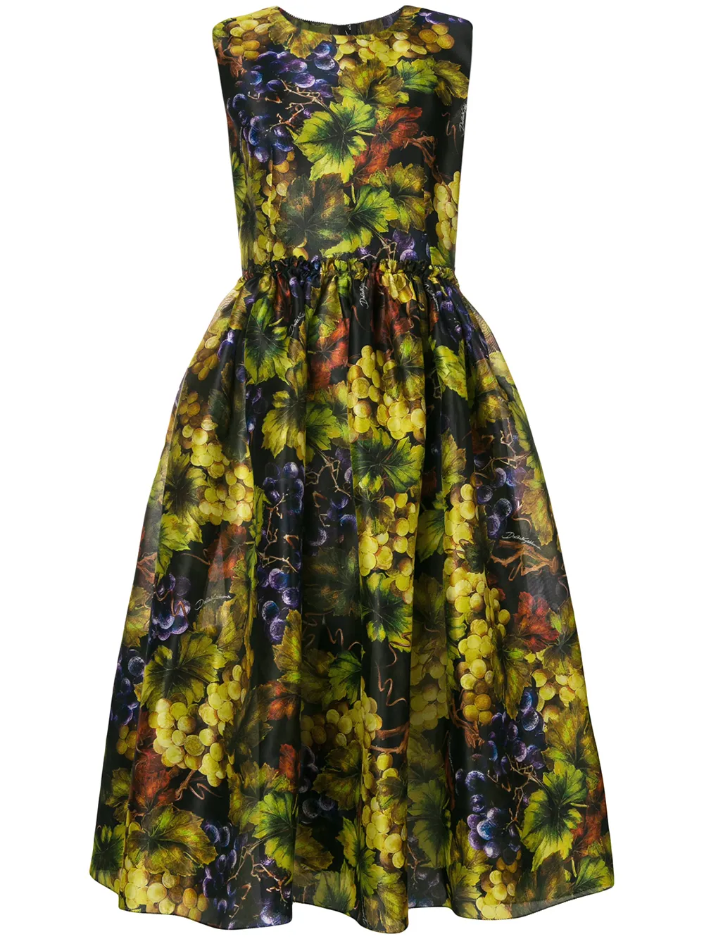 Dolce & Gabbana Grapes Print Dress - Farfetch