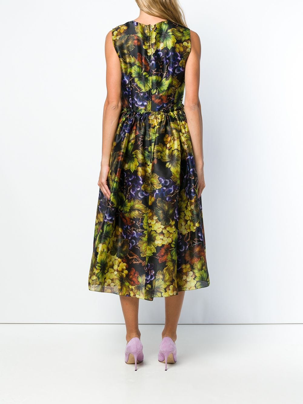 Dolce \u0026 Gabbana Grapes Print Dress Aw18 