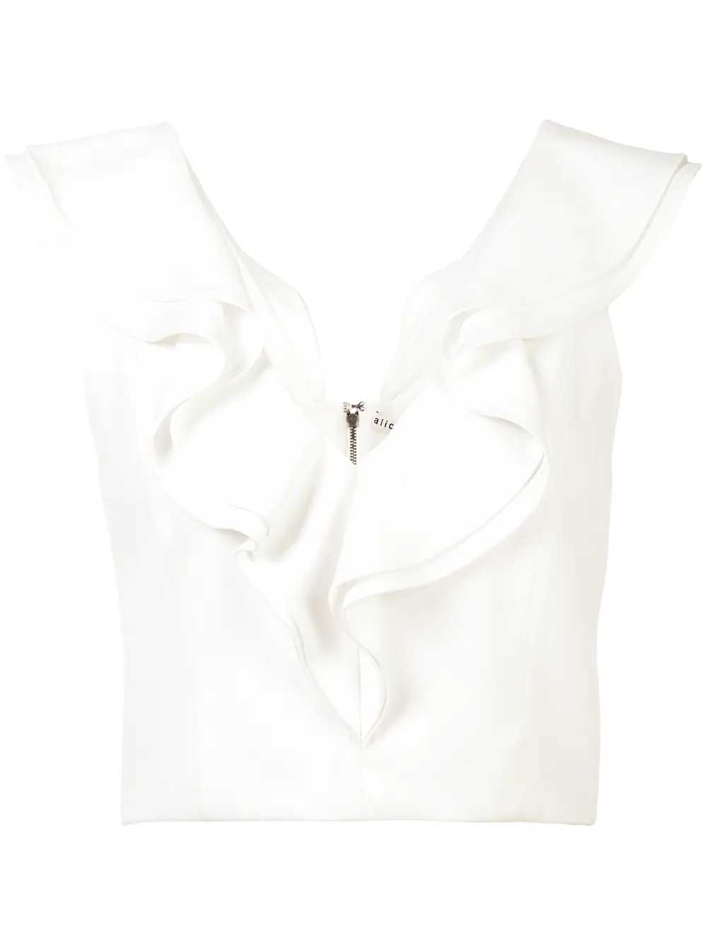 Alice Olivia Pria Cropped Tank Top 225 Buy Online Mobile