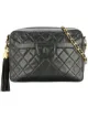 Image 1 of Chanel Pre-Owned Quilted Fringe CC Single Chain Shoulder Bag