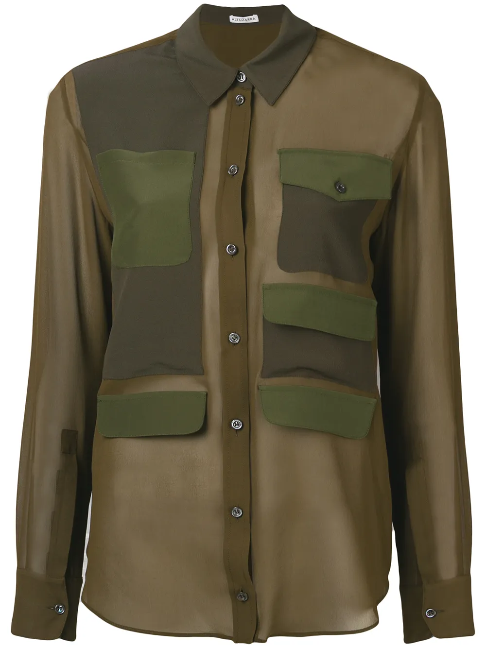 Altuzarra Blusa con bottoni - Verde