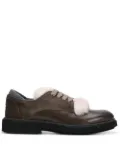 Lorena Antoniazzi fur-trimmed shoes - Brown