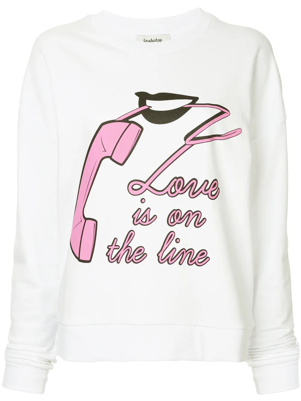 Yazbukey Love Is On The Line Tシャツ - ホワイト Yazbukey Love Is On The Line Tシャツ - ホワイト