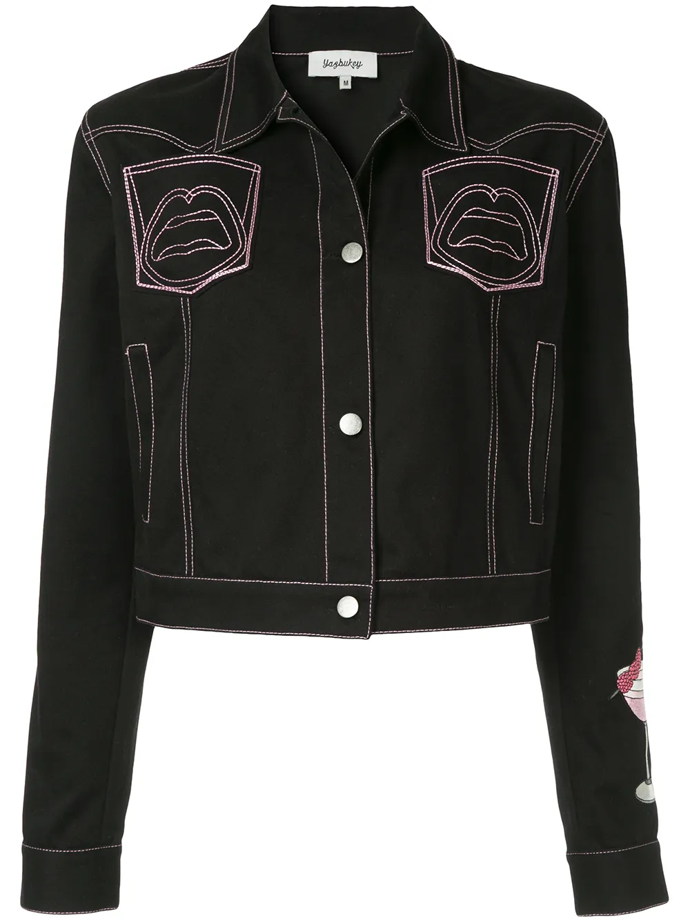 Yazbukey Pink Lady gabardine jacket