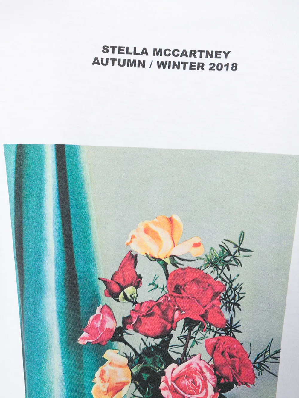 Stella McCartney T-shirt met grafische print Wit