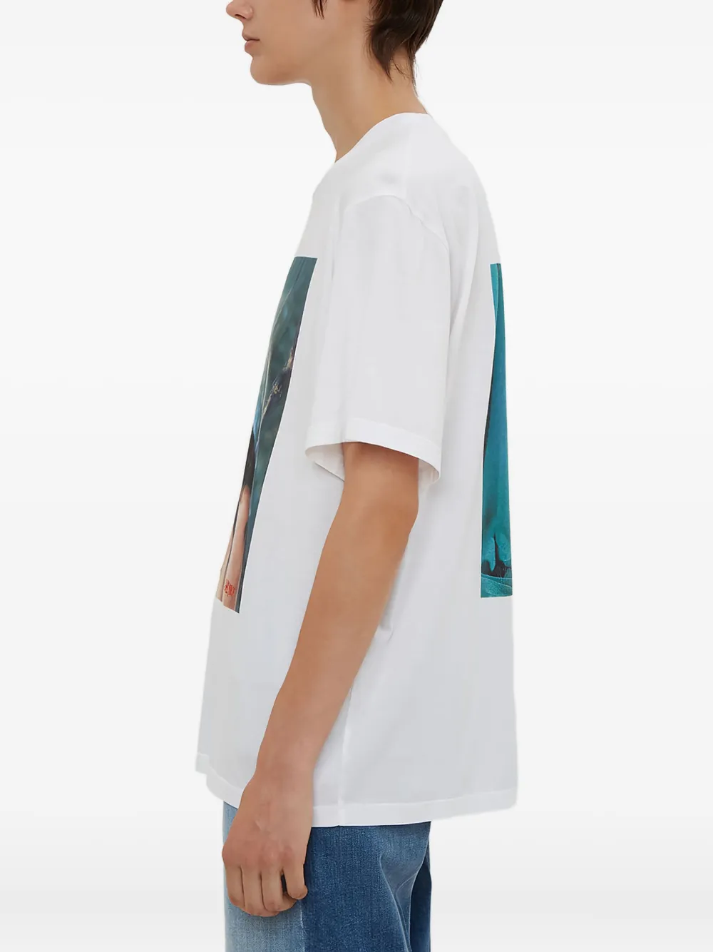 Stella McCartney T-shirt met grafische print Wit