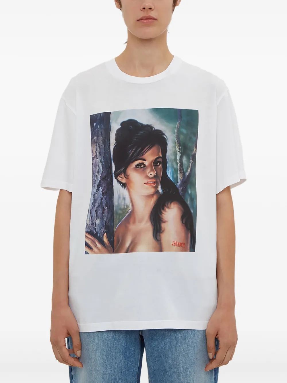 Stella McCartney graphic print T-shirt | White | Image 1