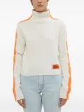 Heron Preston turtle neck jumper - White