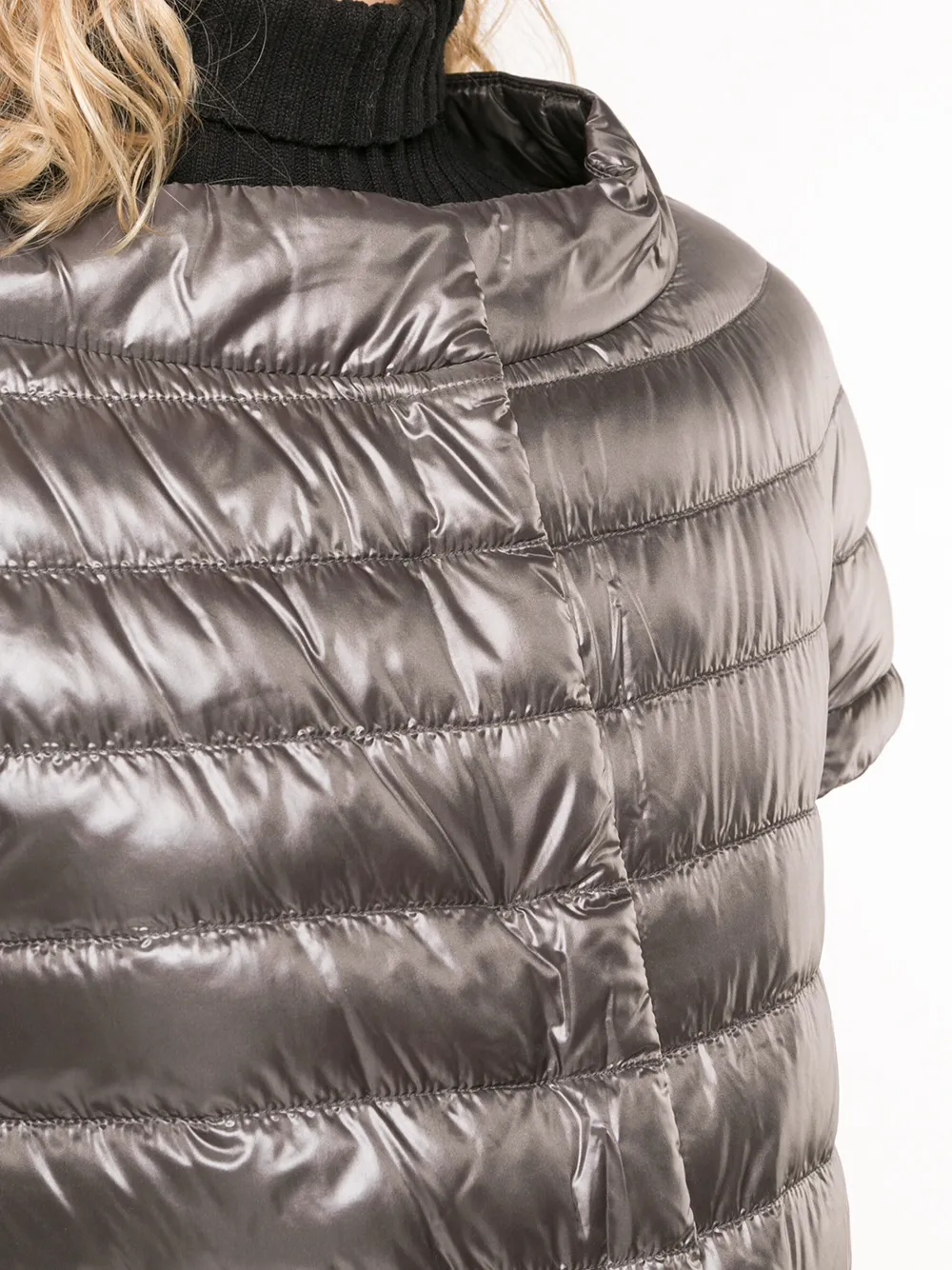 Herno shortsleeved quilted gilet Grijs