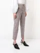 Veronica Beard checked print trousers