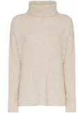 Le Kasha lisbon cashmere roll neck jumper - Neutrals