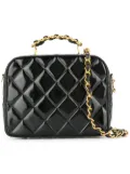CHANEL Pre-Owned 1994-1996 quilted boxy 2way bag - Black