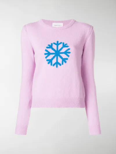 Alberta Ferretti snowflake intarsia 