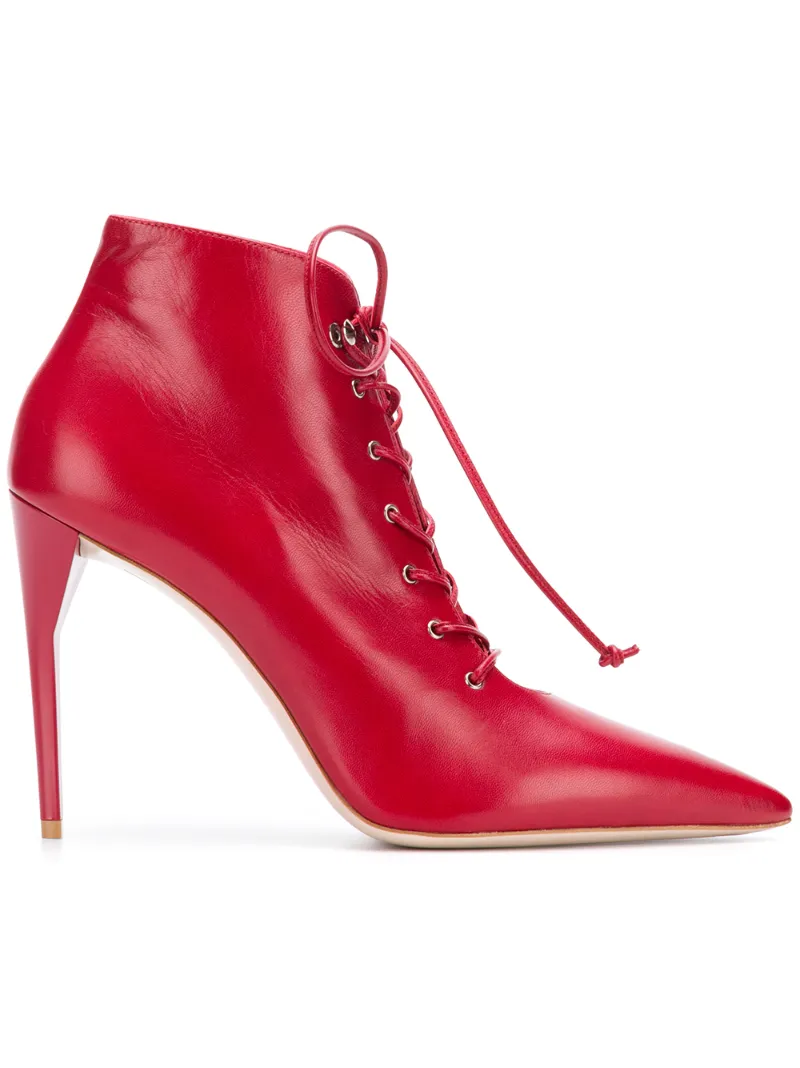 ботильоны на шнуровке Miu Miu