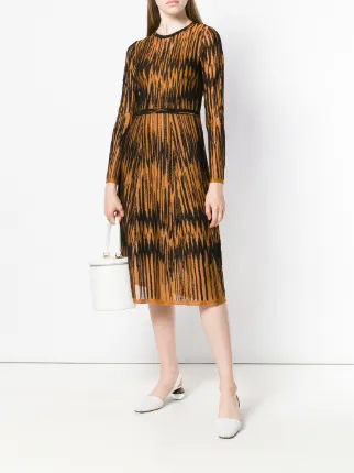 M Missoni Patterned Sweater Dress Farfetch M Missoni Patterned Sweater Dress