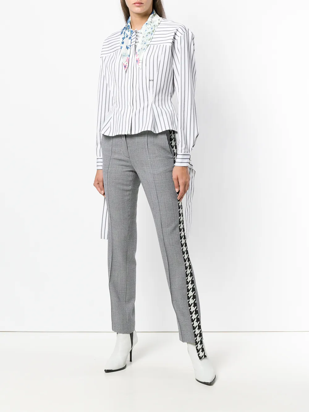  Off-white Camicia A Righe - Bianco 