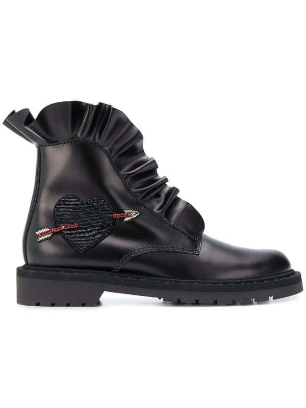 valentino ruffle boots