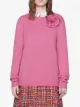 Gucci detachable rose corsage jumper