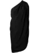 Image 1 of Saint Laurent glittered one shoulder sleeveless dress