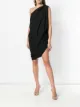 Image 2 of Saint Laurent glittered one shoulder sleeveless dress