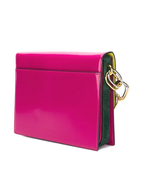Marni Chunky Chain Shoulder Bag - Pink