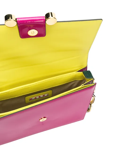 Marni Chunky Chain Shoulder Bag - Pink