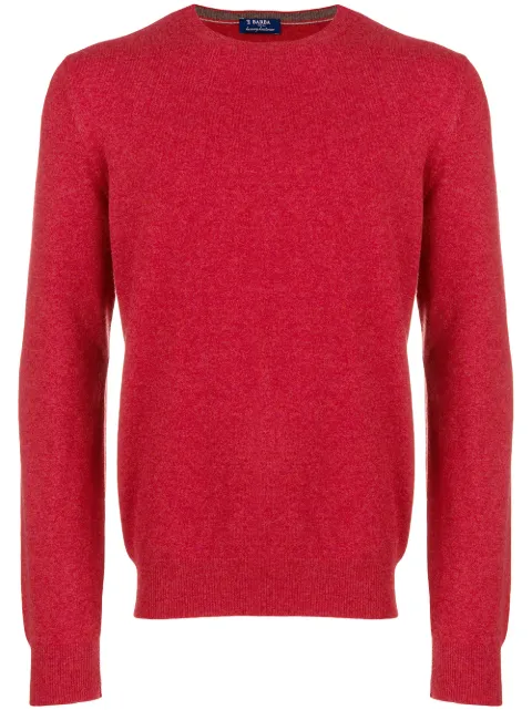 Barba Napoli Barba Knit Sweater - Red In Red